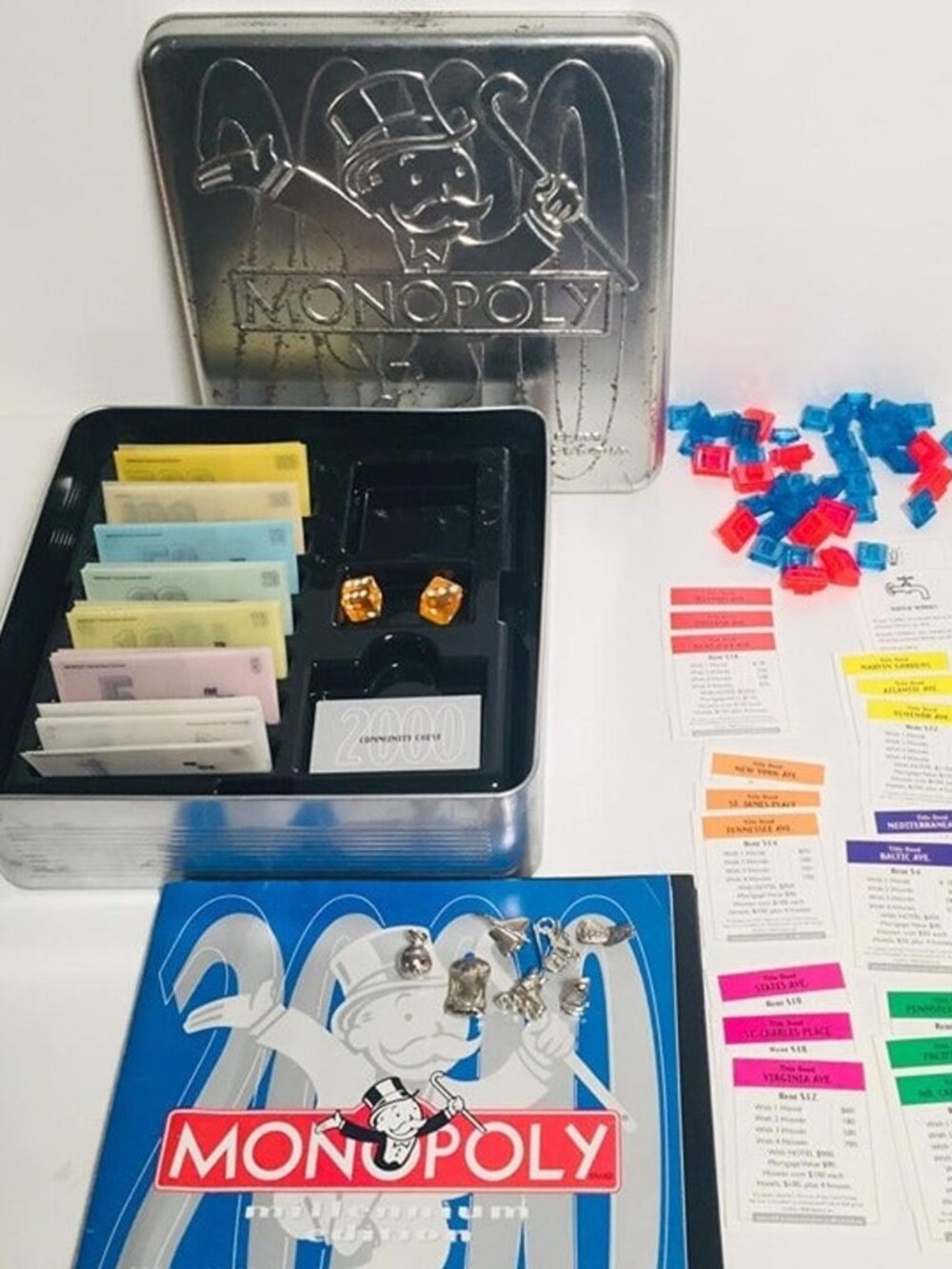 Monopoly Millennium Edition Board Game Collectors Tin